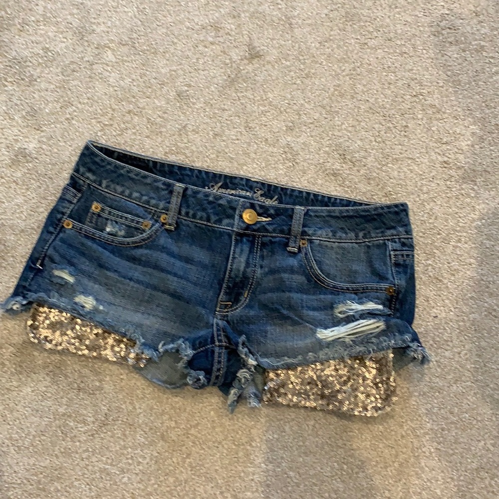 American Eagle jean shorts sz 8